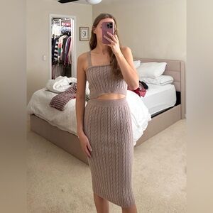 Two Piece Skirt Set